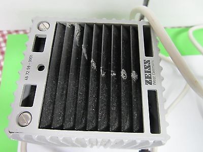 MIKROSKOPTEIL ZEISS LAMPENGEHÄUSE ILLUMINATOR HBO ohne Lampe AS IS BIN#39-2-D