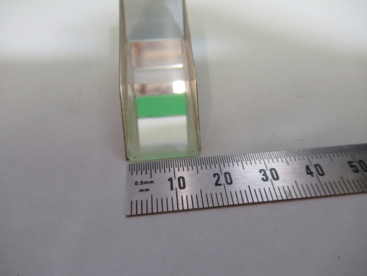 BAUSCH LOMB GLASS PRISM OPTICS MICROSCOPE OPTICAL PART AS PICTURED 98-A-13