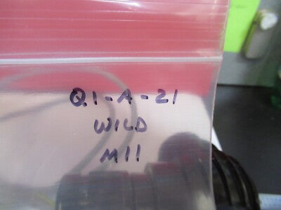 Wild M11 Swiss Lamp Illuminator Euro Plug Microscope Part