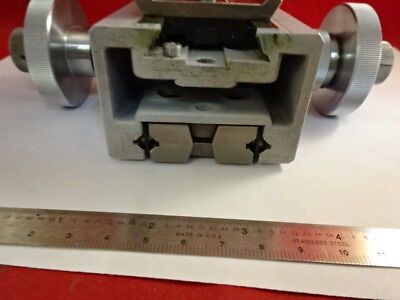 ZEISS PHOTOMIC STAGE KNOBS MECHANISM MICROMETER MICROSCOPE PART AS IS #67-97