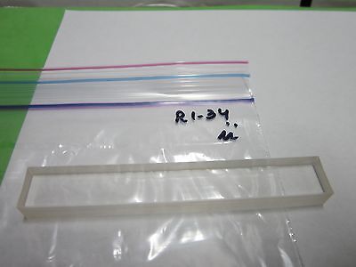 OPTICAL RECTANGULAR LENS PLANO CONCAVE MIL SPEC LASER OPTICS BIN#R1-34