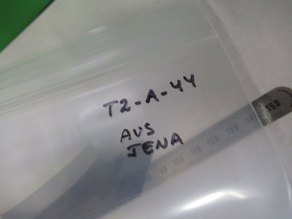 AUS JENA GERMANY MOUNTED MIRROR OPTICS MICROSCOPE PART AS PICTURED T2-A-44