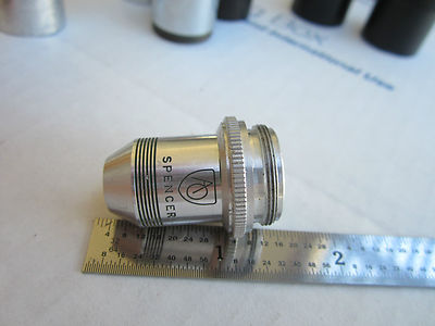 Optical Microscope Part Objective Spencer Lens Co. 10X iii Optics Dwr