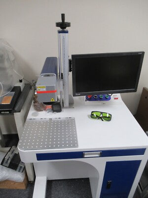 Laser Marking Machine Fiber 50 Watts Metal Engraving Mark New Lob