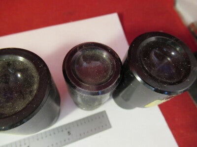 FOR PARTS LOT EYEPIECES OCULAR LENSES OPTICS MICROSCOPE PART AS PICTURED #13-30