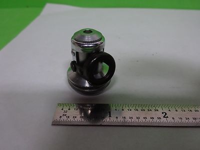 MICROSCOPE FEDERAL CONVERTIBLE OBJECTIVE 10X 20X ACHROMAT OPTICS AS IS BIN#Z1-26