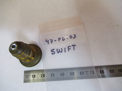 ANTIQUE SWIFT LONDON LENS BRASS OBJECTIVE MICROSCOPE AS PICTURED 47-FD-03