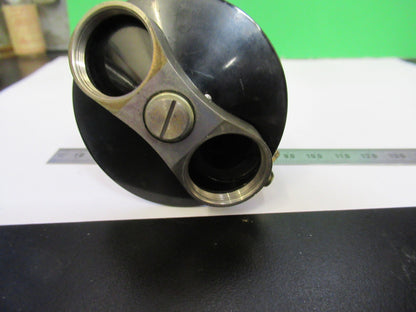 ANTIQUE BRASS LEITZ GERMANY TUBUS NOSEPIECE MICROSCOPE PART AS PICTURED V3-A-34