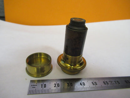 BECK ENGLAND OBJECTIVE LENS ANTIQUE OPTICS MICROSCOPE PART AS PICTURED Y2-A-76