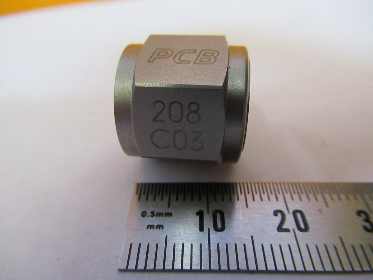 PCB PIEZOTRONICS QUARTZ LOAD CELL FORCE SENSOR 208C03 AS PICTURED  47-FD-21