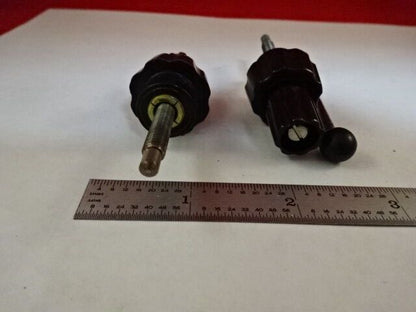MICROSCOPE PART REICHERT AUSTRIA ZETOPAN LOT KNOBS SCREWS ETC AS IS #Y6-A-10