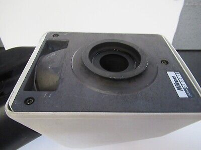 FOR PARTS NIKON JAPAN ECLIPSE HEAD BINOCULAR MICROSCOPE PART AS PICTURED W2-B-28