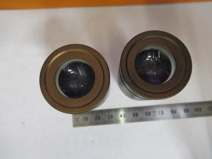 PAIR GENERIC WF 10X-18mm OCULAR EYEPIECE MICROSCOPE PART AS PICTURED Y3-A-65
