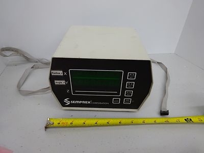 SEMPREX MICROSCOPE READOUT DISPLAY  TOOL MAKER STAGE AS IS BIN #TB-4