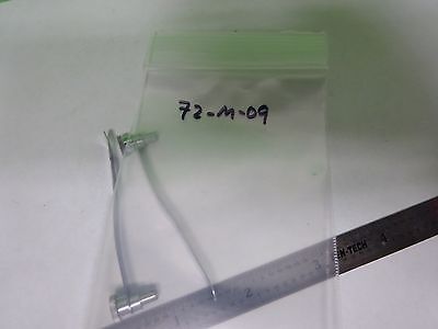 MICROSCOPE PART CLIPS for specimen hold table  AS IS BIN#72-M-09