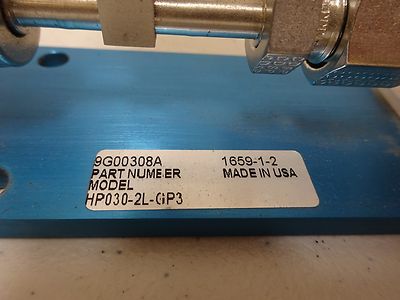SEMICONDUCTOR LINE PRESSURE GAS VALVE REGULATOR FILTER ASSEMBLY AS IS BIN#TA-3