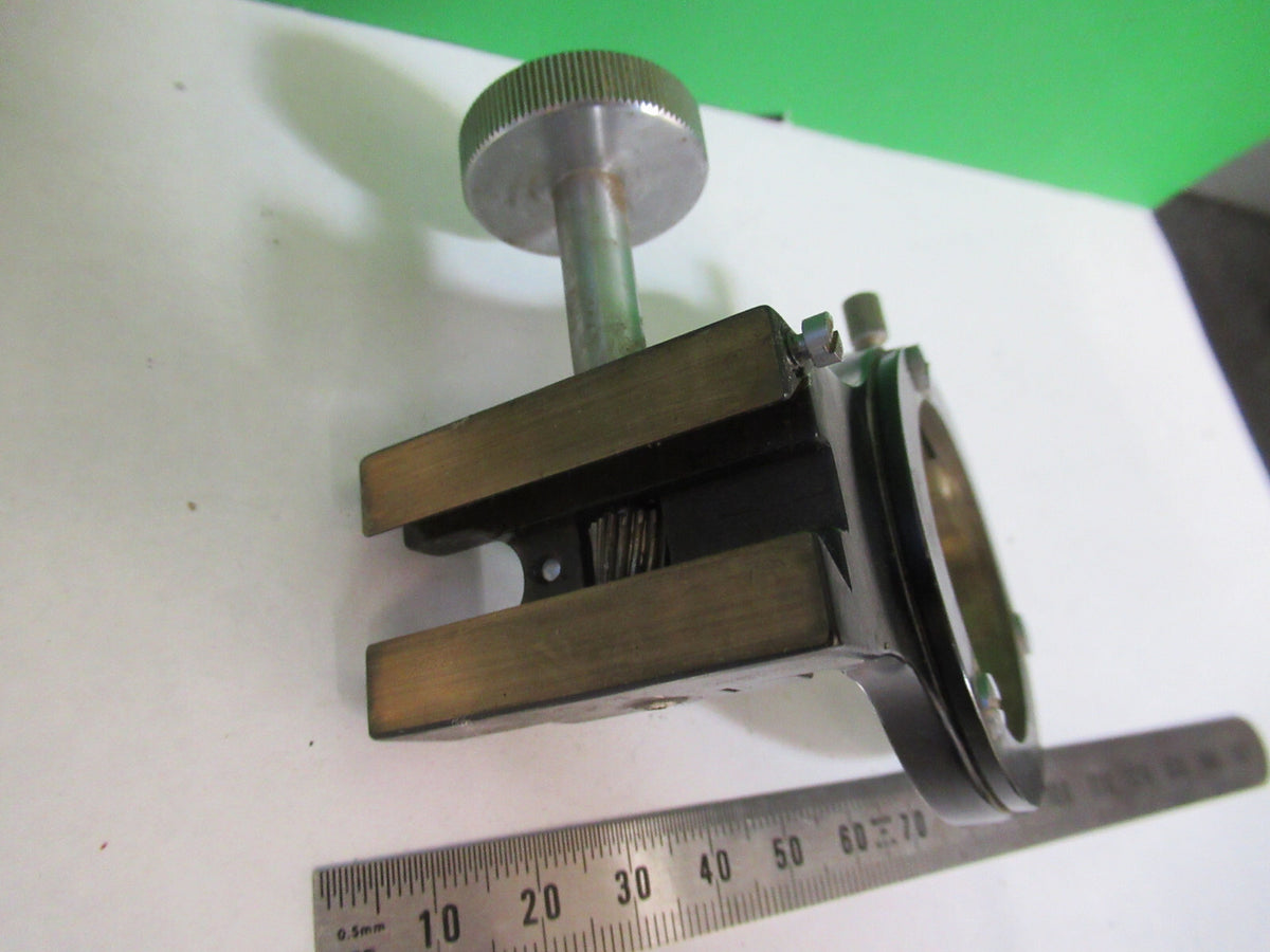 Bausch & Lomb Antique Brass Condenser Holder Microscope Part