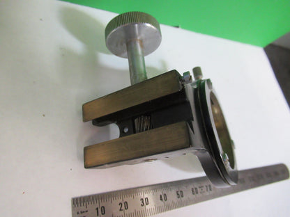 Bausch & Lomb Antique Brass Condenser Holder Microscope Part