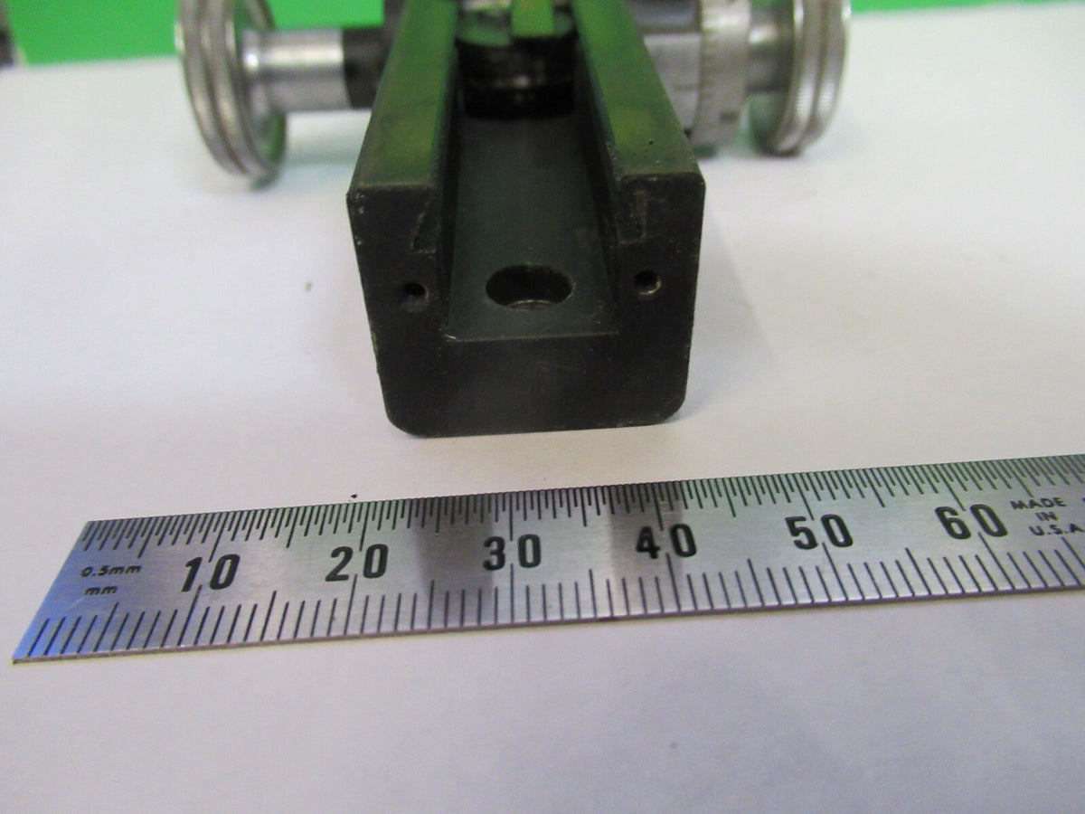 ERNST LEITZ STAGE SUPPORT ASSEMBLY MICROSCOPE PART AS PICTURED &R7-B-23x