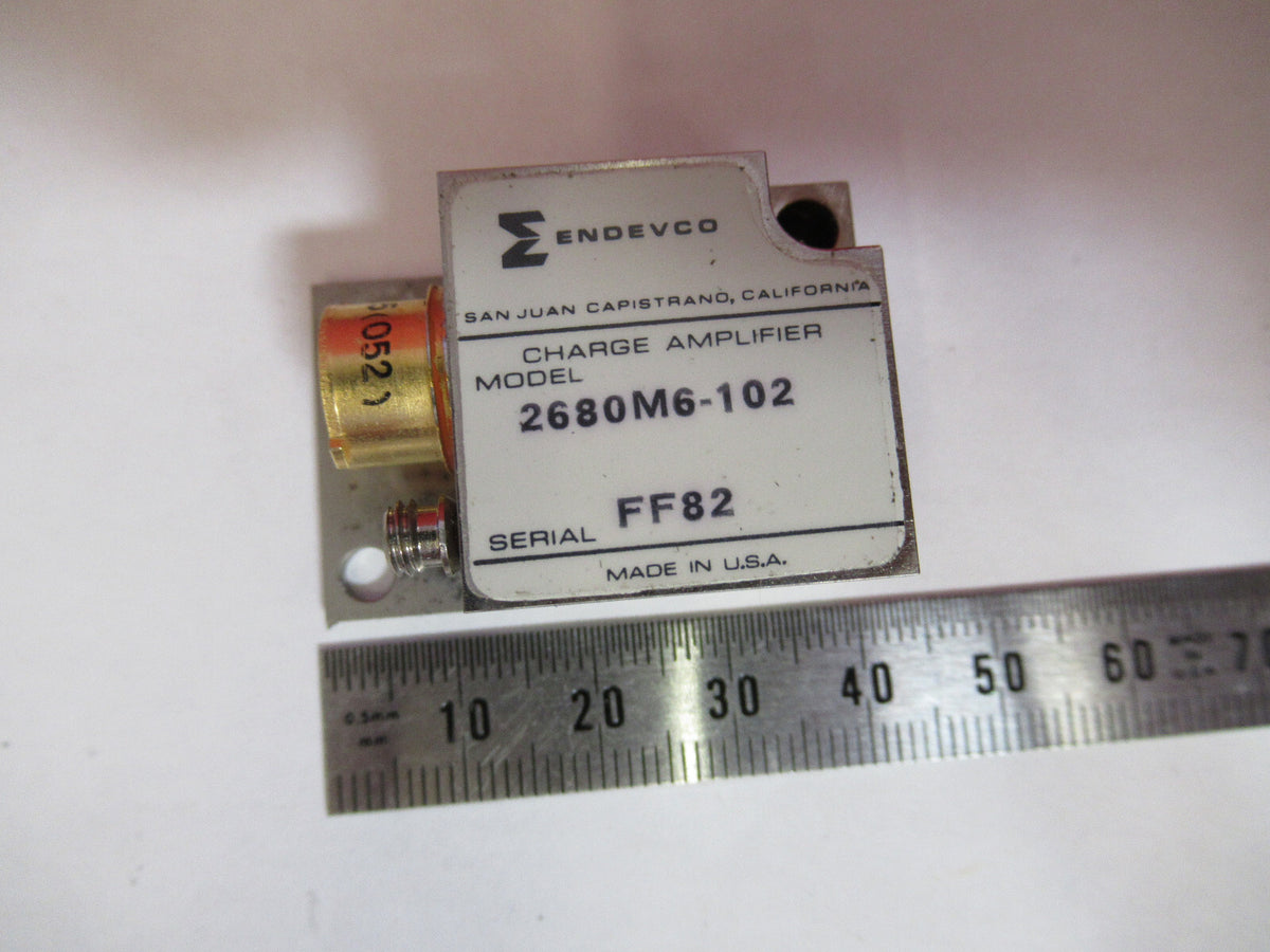 ENDEVCO 2680M6-102 AMPLIFIER AIRBORNE for ACCELEROMETER AS PICTURED X8-B-02
