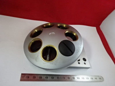 Leica Dmr Seven Position Objective Nosepiece Microscope Part Optics