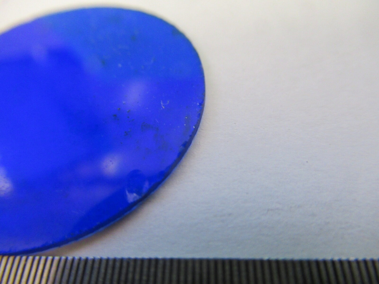 BAUSCH LOMB BLUE GLASS FILTER [chip] OPTICS MICROSCOPE PART AS PIC  z7-b-05