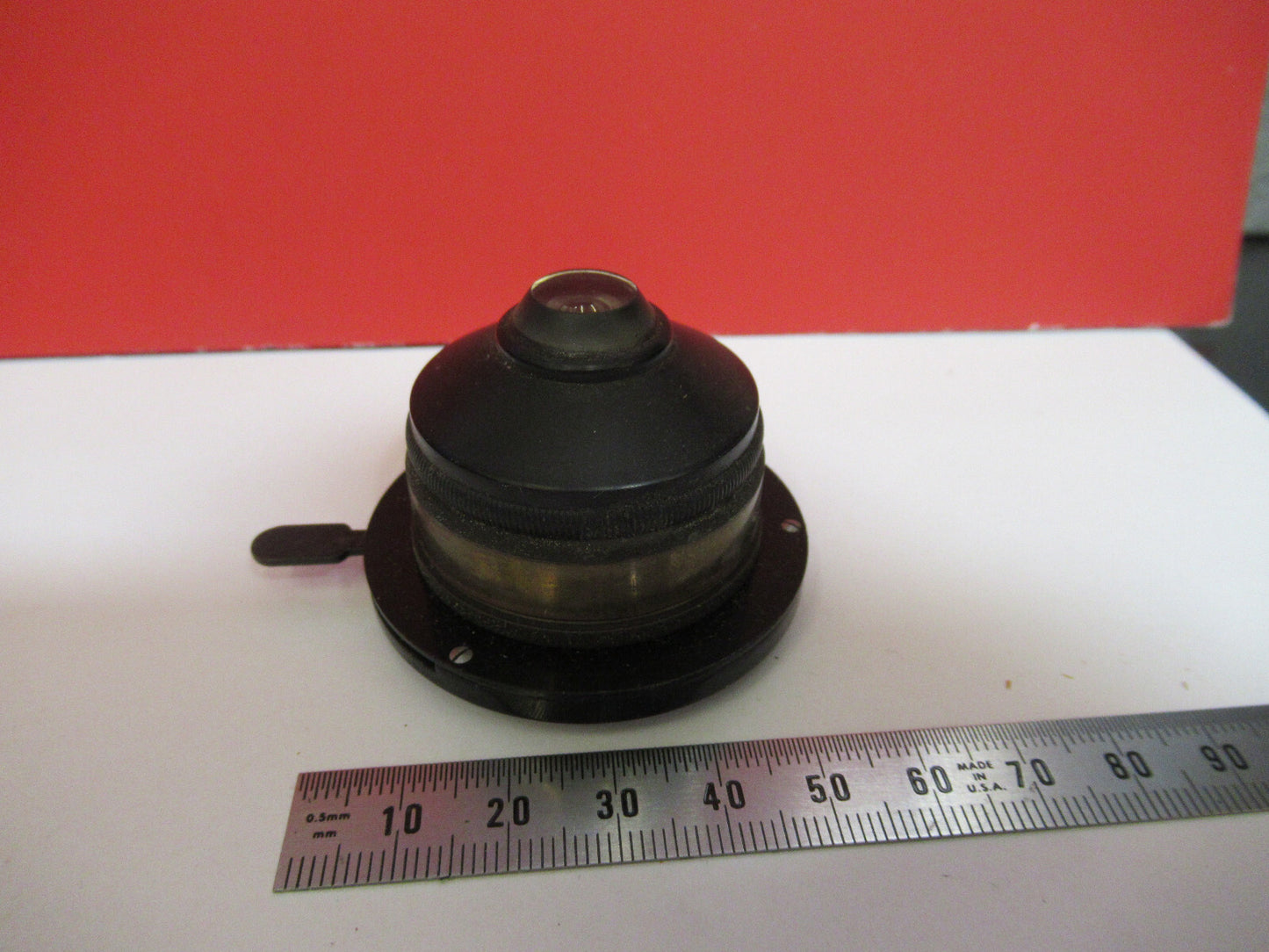 Antique Bausch & Lomb Condenser Iris Optics Microscope Part