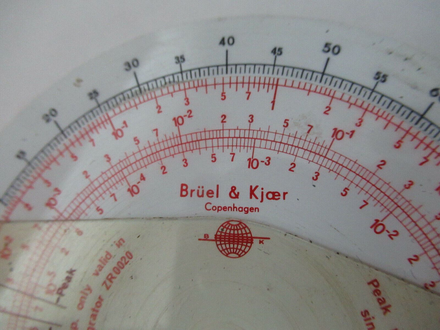 BRUEL KJAER DENMARK QH0001 SOUND RULER CALCULATOR AS PICTURED #F5-A-45