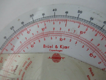 BRUEL KJAER DENMARK QH0001 SOUND RULER CALCULATOR AS PICTURED #F5-A-45