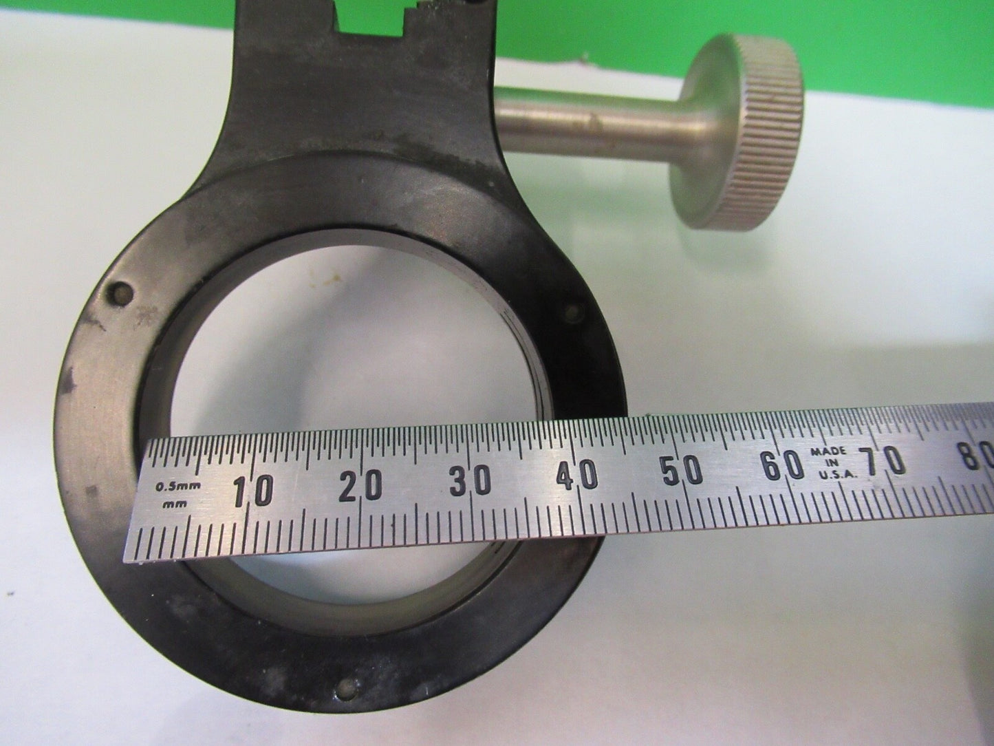 BAUSCH LOMB condenser holder ASSEMBLY OPTICS MICROSCOPE PART AS PIC  G5-A-111