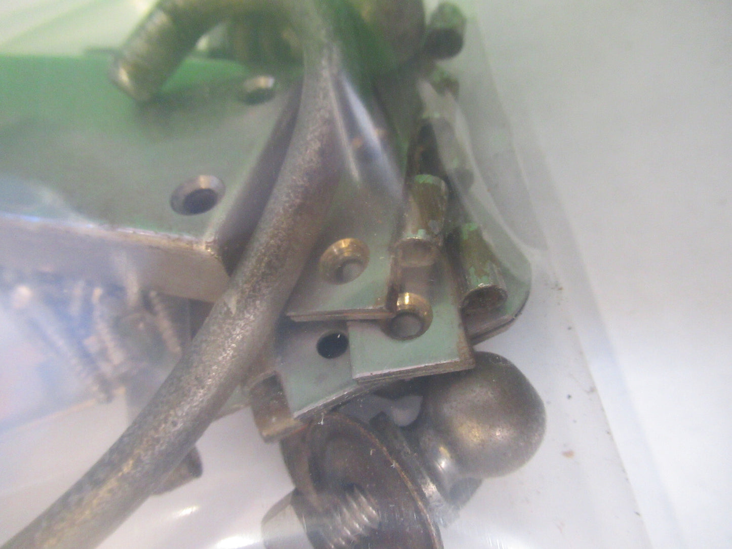 ANTIQUE CARL ZEISS GERMANY LOCK + HINGES MICROSCOPE PART AS PICTURED B7-B-06