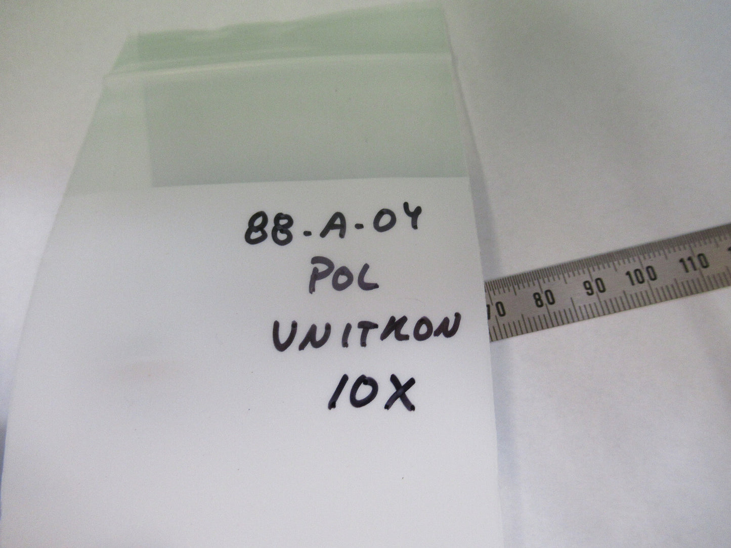 UNITRON POL OBJECTIVE P10X POL OPTICS MICROSCOPE PART AS PICTURED &88-A-04