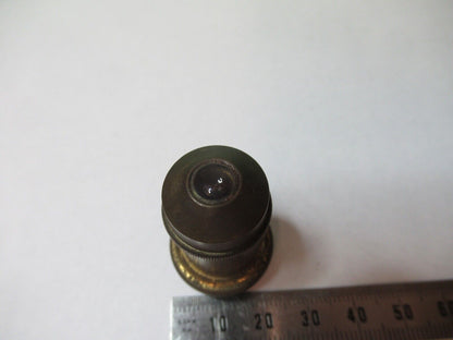 ANTIQUE ERNST LEITZ GERMANY "3" OBJECTIVE  MICROSCOPE PART AS PICTURED S2-C-101