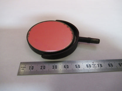 ANTIQUE BAUSCH LOMB MIRROR ASSEMBLY OPTICS MICROSCOPE PART AS PICTURED  T7-A-01