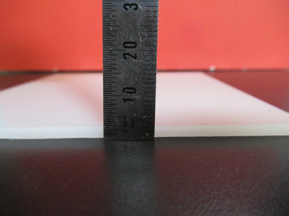OPTICAL WHITE PLASTIC REFLECTIVE PLATE MICROSCOPE PART AS Pictured S8-B-15