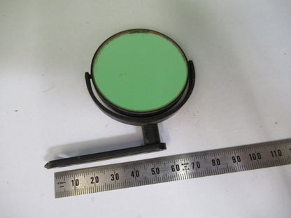 ANTIQUE MIRROR ASSEMBLY BAUSCH LOMB MICROSCOPE PART AS PICTURED U9-A-35