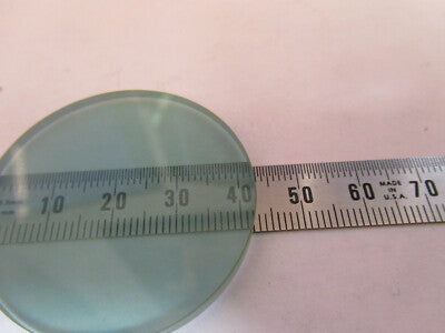 OPTICAL HEAT ABSORBING GLASS FILTER MICROSCOPE PART OPTICS AS PICTURED &P6-A-69