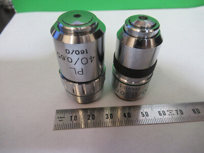 Lot Generic Objective 20X 40X /160 Optics Microscope Part