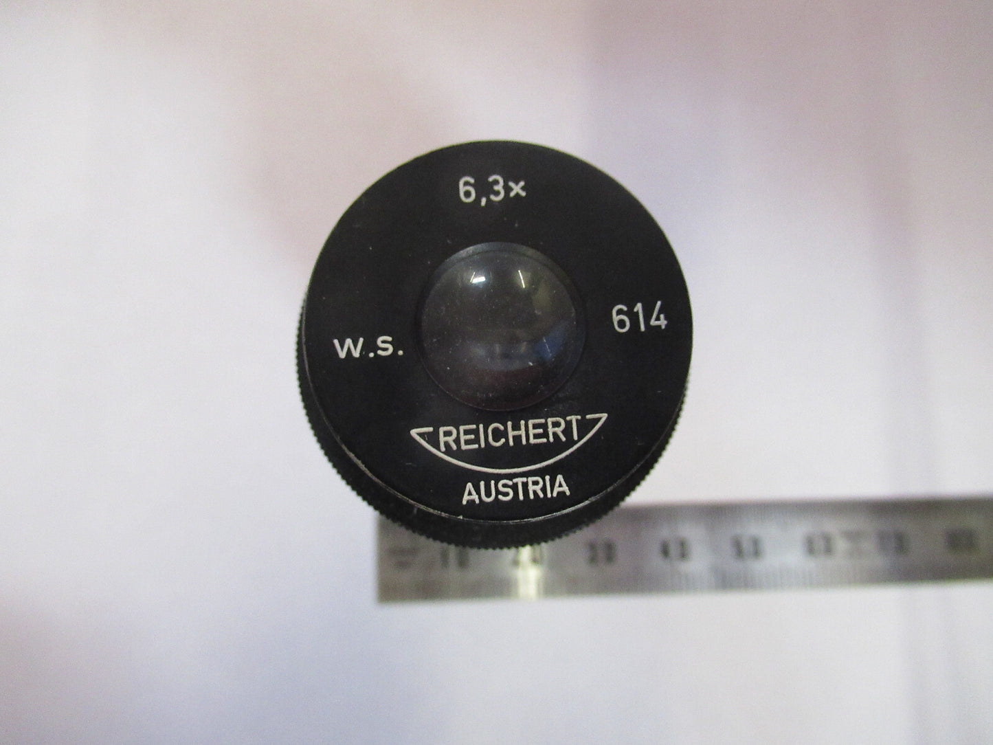 REICHERT AUSTRIA 6.3X EYEPIECE OCULAR LENS MICROSCOPE PART AS PICTURED Q5-B-45