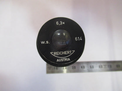 REICHERT AUSTRIA 6.3X EYEPIECE OCULAR LENS MICROSCOPE PART AS PICTURED Q5-B-45
