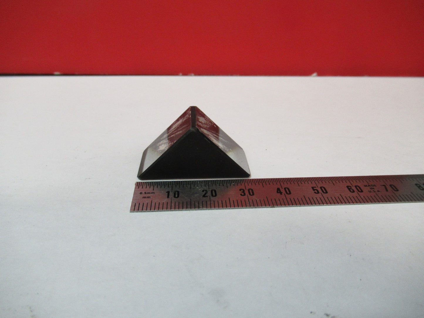 ANTIQUE SPENCER AO GLASS PRISM HEAD OPTICS MICROSCOPE PART AS PICTURED T7-A-60