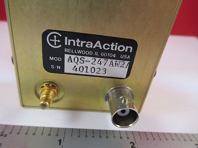 OPTICAL ACOUSTIC MODULATOR AOM INTRAACTION AQS247AW2A LASER OPTICS #AE-FD-03