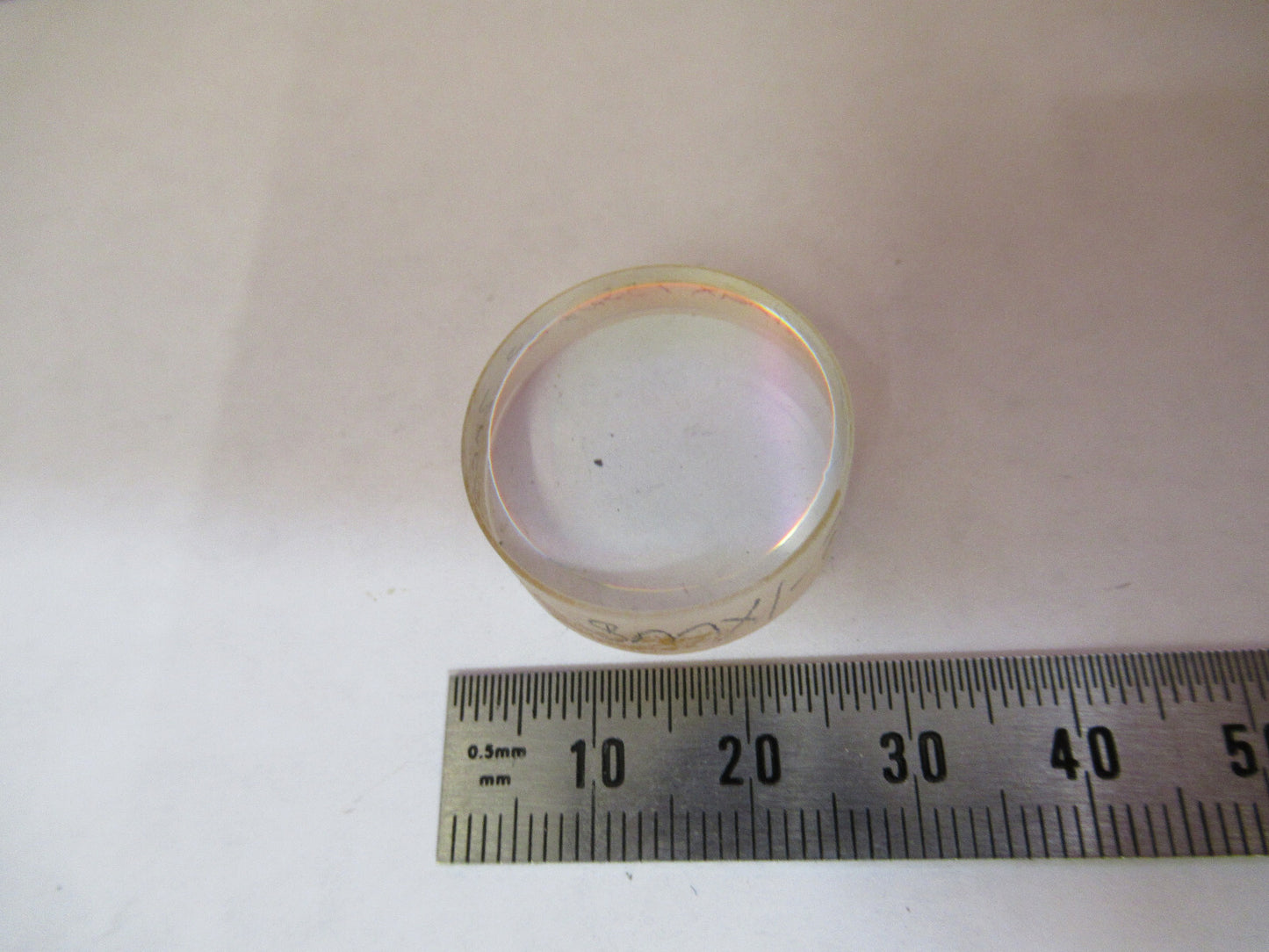 OPTICAL ex-NASA COATED LENS  PRO LASER OPTICS AS PICTURED Y4-A-78