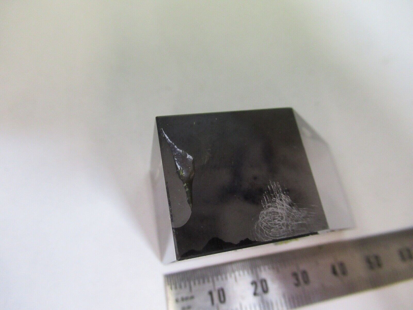 ANTIQUE BAUSCH LOMB HEAD GLASS PRISM OPTICS MICROSCOPE PART AS PICTURED 18-ft-60