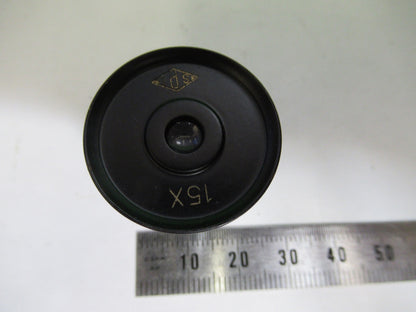 SPI JAPAN 15X EYEPIECE OCULAR LENS MICROSCOPE PART AS PICTURED T6-A-47