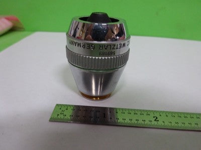 MICROSCOPE PART OBJECTIVE LEITZ GERMANY HL 20X DF OPTICS AS IS BIN#72-39