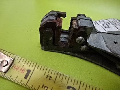 FOR PARTS CABLE STRIPPER TOOL [rusty] AS IS #TA-3-10