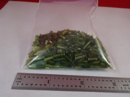 ROUGH TOURMALINE GREEN MINERAL CRYSTAL JEWELRY INDIA 50 GRAM LOT AS IS #14-A-05
