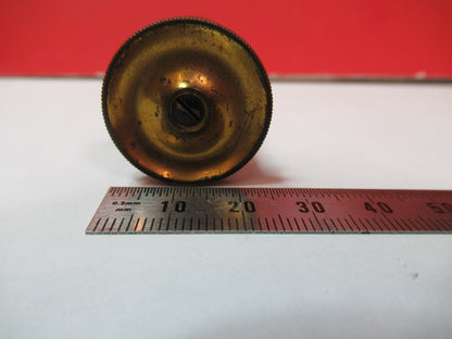 ANTIQUE SPENCER AO SET OF BRASS KNOBS STAGE MICROSCOPE PART AS PICTURED V7-A-87