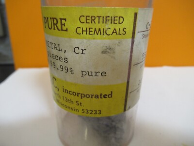Chemical Chromium Metal Pieces Pure 100 Gr